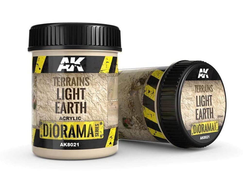 Ak Interactive Light Earth Ak Diorama Ak8021 Terrains - 250Ml (Acrylic)