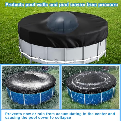 4ft x 4ft Winter Pool Cushion, Winterizing Pool Pillow with Ropes - Image 3