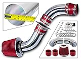 Rtunes Racing Short Ram Air Intake Kit + Filter Combo RED Compatible For 98-01 Ford Ranger / 98-01...