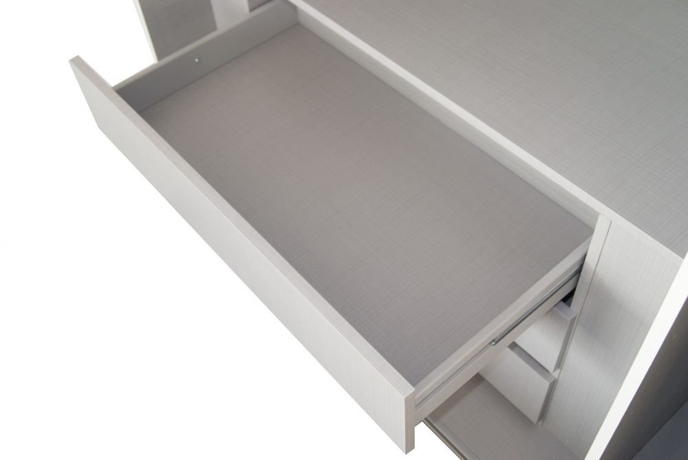Schubkasteneinsatz Luv Schubladeneinsatz Kleiderschrankzubehör Zubehör Kleiderschrankeinteilung grau Schränke Rastermaß 50cm/100cm 96x54x43cm