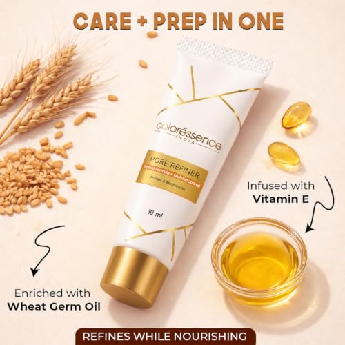 Image of Coloressence 3in1 Moisturizer and Primer for Face, 10ml | All Skin Types | Pore Refiner | Makeup Base | Hydrating, Lightweight, Long Lasting | Pore Minimizer