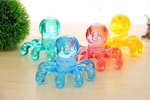 2PCS Neck Shoulder Back Arm Octopus Massage Slimming Family Self Massager,Random Color
