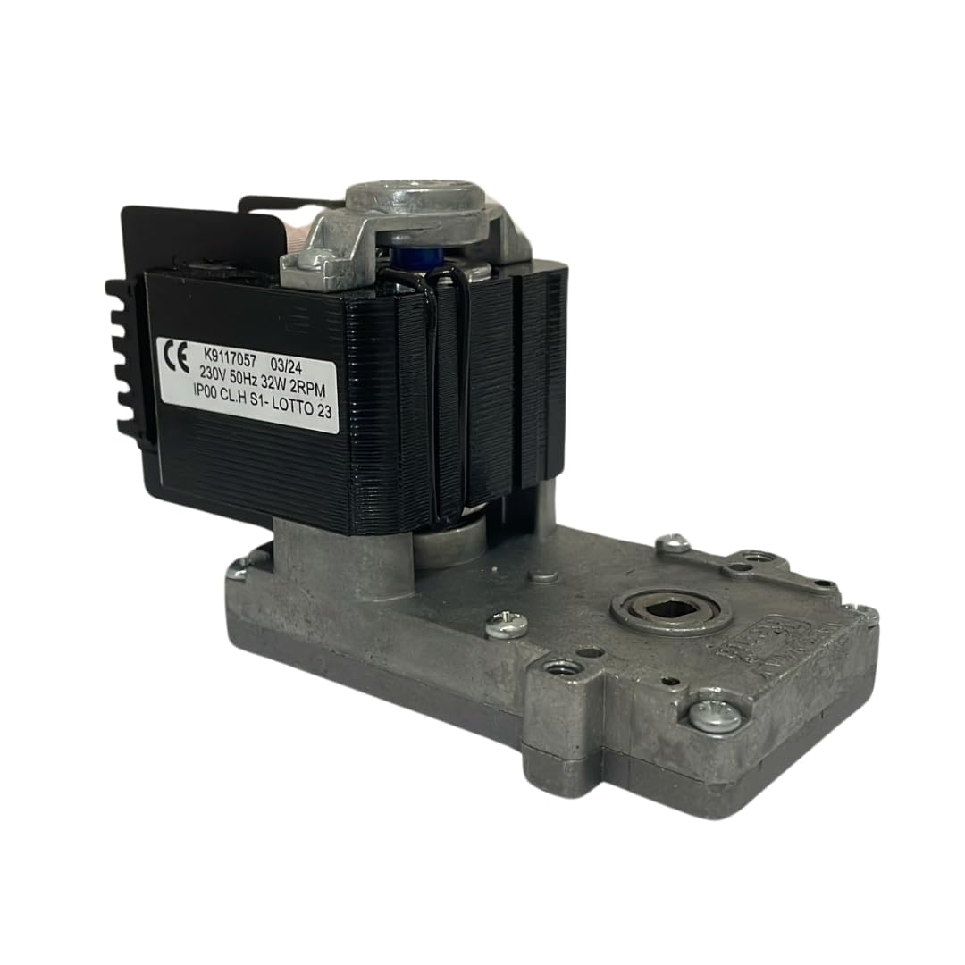 Motoriduttore velocità: 2rpm, diametro albero: 8.5mm, per stufe e caminetti a pellet: EDILKAMIN