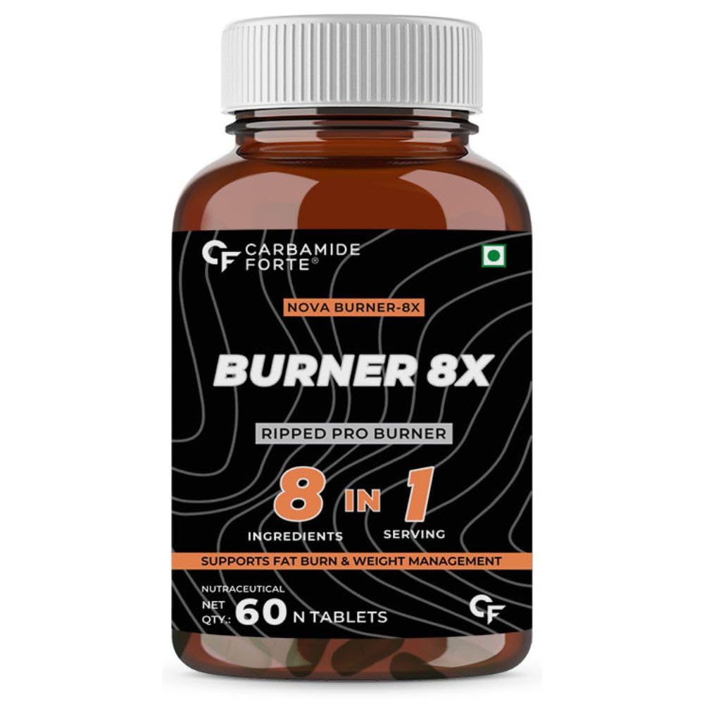 Carbamide Forte Fat Burner for Men & Women | Weight Loss Support - 60 Veg Tablets, 180 Grams, 30 Servings