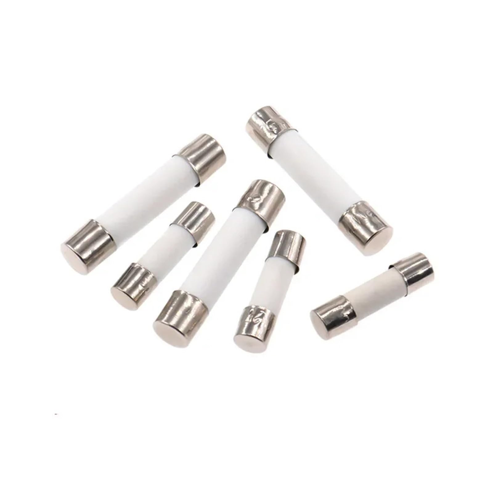 Bezpiecznik ceramiczny szybki, 10 szt./partia 5 x 20 mm 6 30 bezpieczniki rurkowe szybkie 250 V 0,1,2,3, 4 8 15 25 Bezpiecznik ceramiczny A (30 A, mm)(5x20mm,5A)