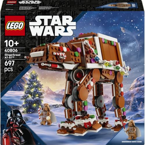 LEGO Star Wars 40806 Lebkuchen AT-AT - Weihnachtlicher Bausatz für Kinder inkl...