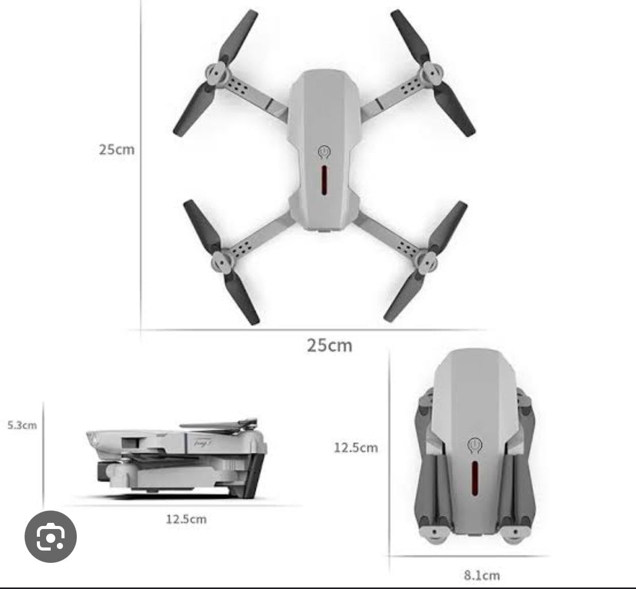 VIXPEXA CREATION HD 4K Drone - Foldable E88 Pro With Dual Camera