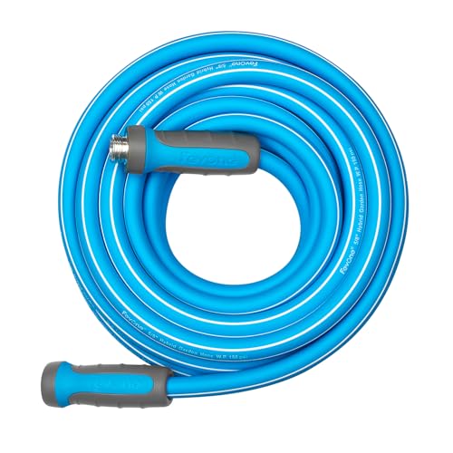 Fevone 35 ft Garden Hose, Lightweight and Flexible, Heavy Duty Water Hose, Hybrid Polymer, Kink Resistance, 3/4