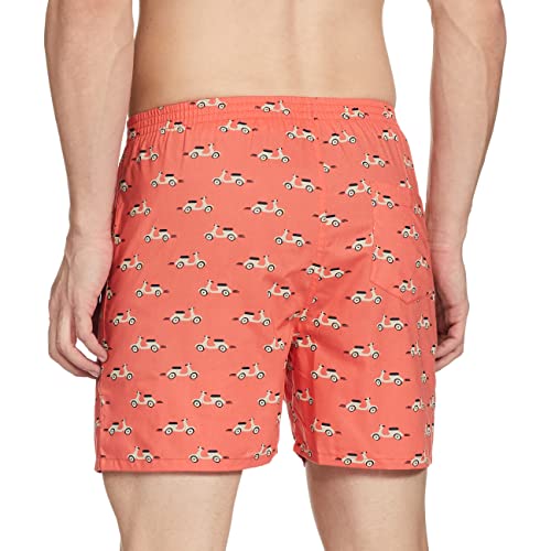 Image of Longies Men's Cotton Shorts (Pack of 3) (LGBOXPO3402 Orange,grey,black3402 S)