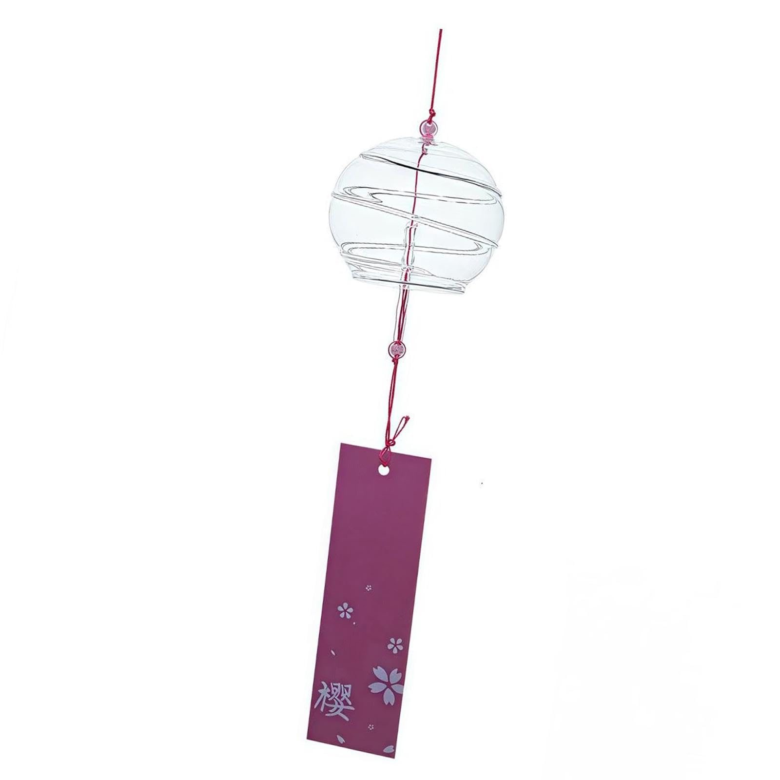 Bnf® Glass Wind Chime Decorative Unique Hanging Ornament for Dorm Tree Engagement Purple|Collectibles|Decorative Collectibles|Bells-picture-13