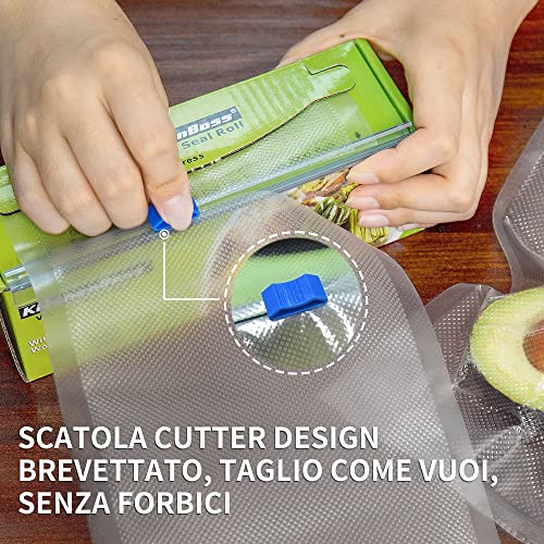 KitchenBoss Sacchetti Sottovuoto per Alimenti, 3