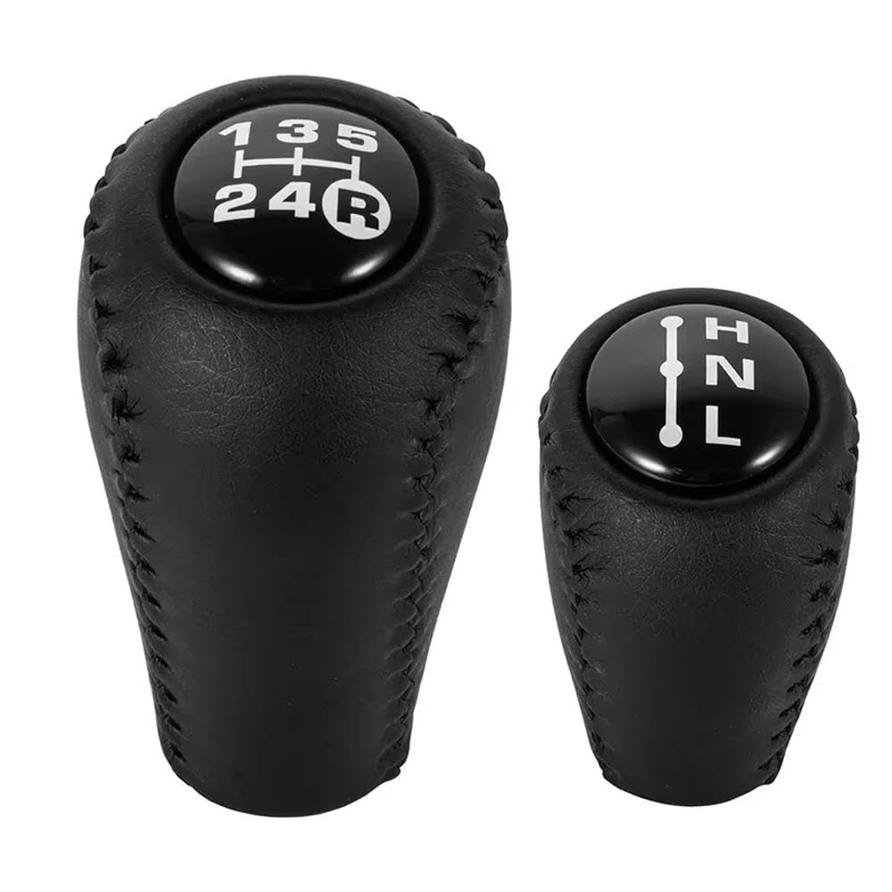 POANBCGY Auto Parts for Toyota for Prado LC120 for Land for Cruiser for Prado 2003-2009 Gear Shift Knob 5 Speed Manual Transmission(Black Set)