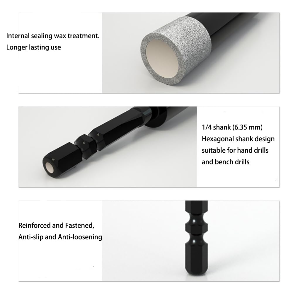 Rubi Drygres | Tegelboorset | 6, 8, 10 en 12 mm | M14 - 50938