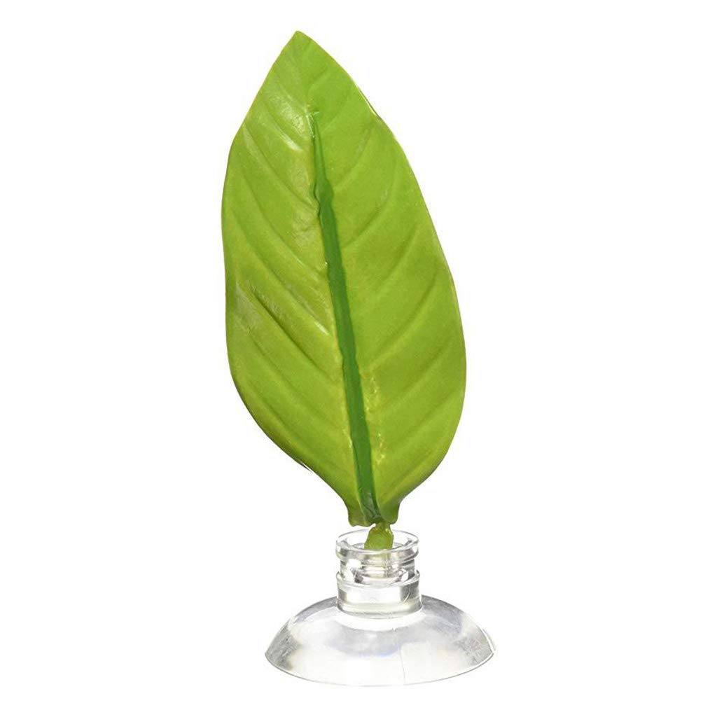 MINGLEA Artificial Clear Plant Small Aquariums Fish Bed Landscape for Beautify Aquariums Landscaping Appearance Green