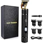 SUNKLOOF Hair Clippers for Men, Professional Hair Trimmer Zero Gapped T-Blade Trimmers Cordless Rechargeable Edgers…