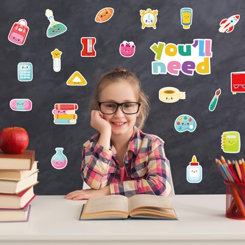 35 imanes decorativos escolares para refrigerador miniatura 5