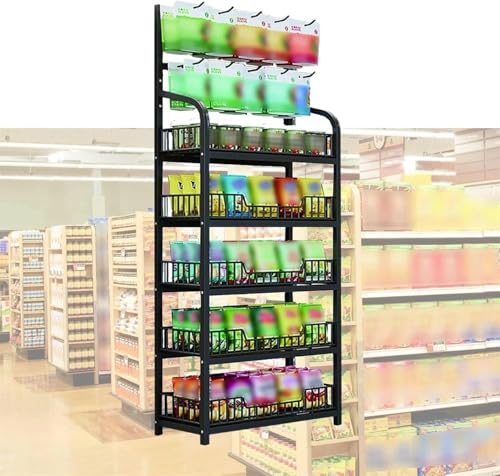 Présentoir à snacks à structure stable pour étagère de supermarché - 3