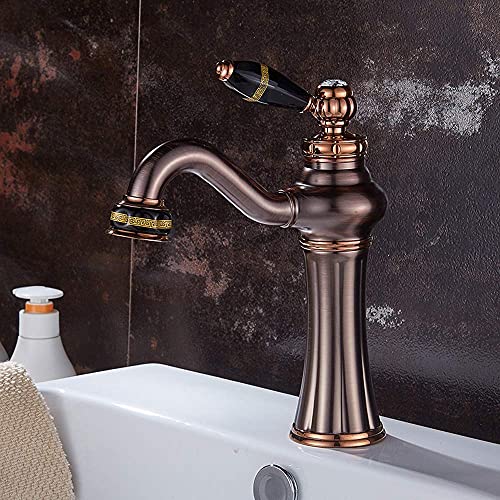 Grifos para fregadero de bronce que eliminan fugas de agua y renuevan el estilo antiguo de casa 2