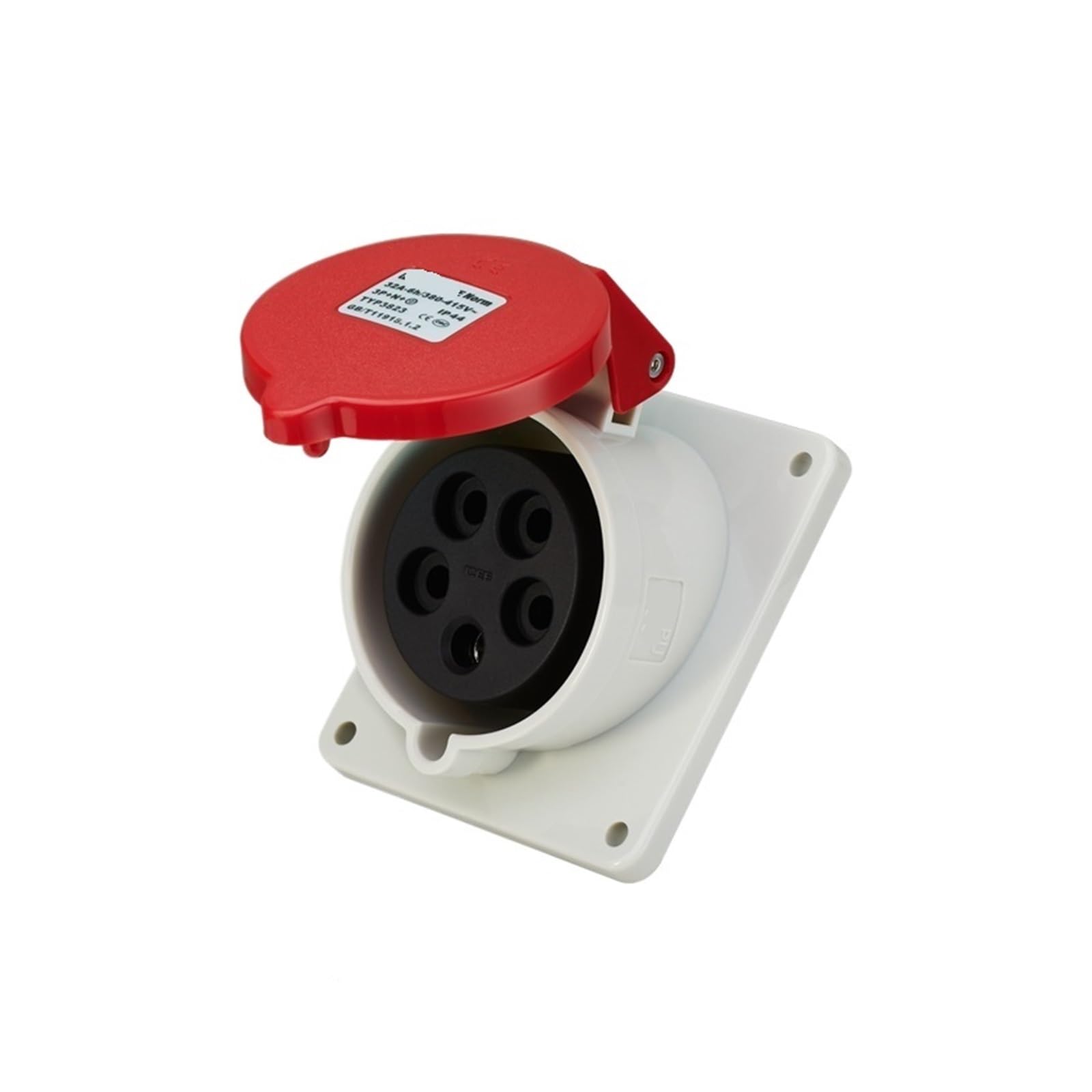 MUYTQAERG 5-core 16A Aviation Industry Plug and Socket Connector 6823TYP285/2823/5823(Concealed oblique socket)