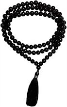Raviour Lifestyle Agate Hakik Mala 108 Beads for Kali & Maha Bhairav Japa Mantras (Black) Hakkik Mala