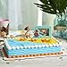 DecoSet® Disney Moana Adventures in Oceania Cake Topper, 2-Piece Cake Decorations with Figurine and Photo Frame Featuring Moana and Pua