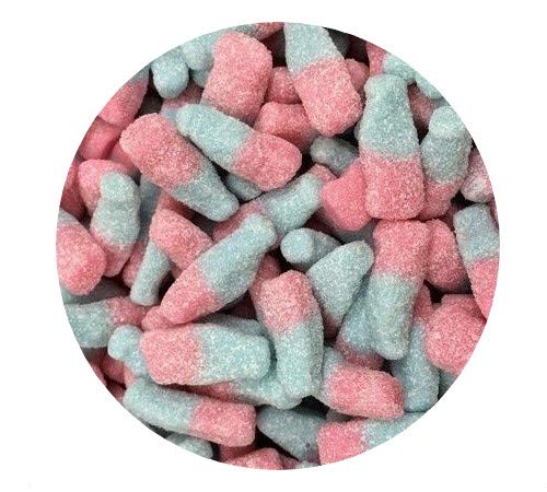 Pick n Mix Retro Sweets 200g 400g 600g 1kg 1.5kg 100+ Choices (Fizzy Bubblegum Bottles, 200 Grams)