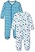 Care 4136 Pijama Mono, Verde (Jade Green 951), 104 cm, Pack de 2