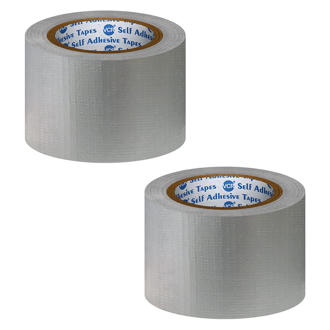 VCR Grey Duct Tape - 18 Meters in Length 72mm / 3" Width - 2 Rolls Per Pack - Strong Book Binding Tape - Waterproof Heavy Duty Duct Tape (B07ST1K6WN) Amazon Price History, Amazon Price Tracker