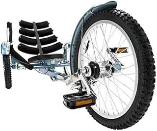 Mobo Cruiser Shift 3-Wheel Recumbent Bicycle Trike. Reversible Adult Tricycle Bike, blue , 20-Inch