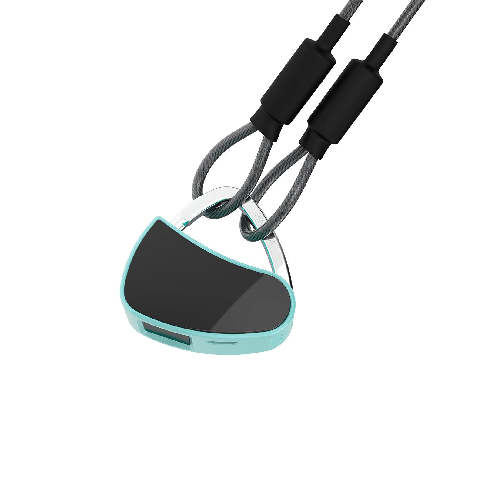Candado de huellas dactilares, candado inteligente con biométrico sin llave, colorido, cerradura de moda, cerradura compacta, recargable por USB, 1 paquete. (grafito vívido)