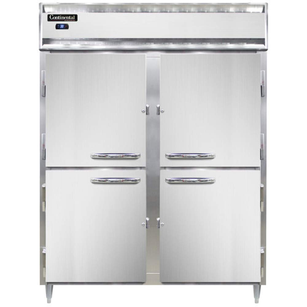 DL2RE-SA-HD Designer Line Extra-Wide Two Section Reach In Refrigerator by Continental Refrigerator – Commercial Grade