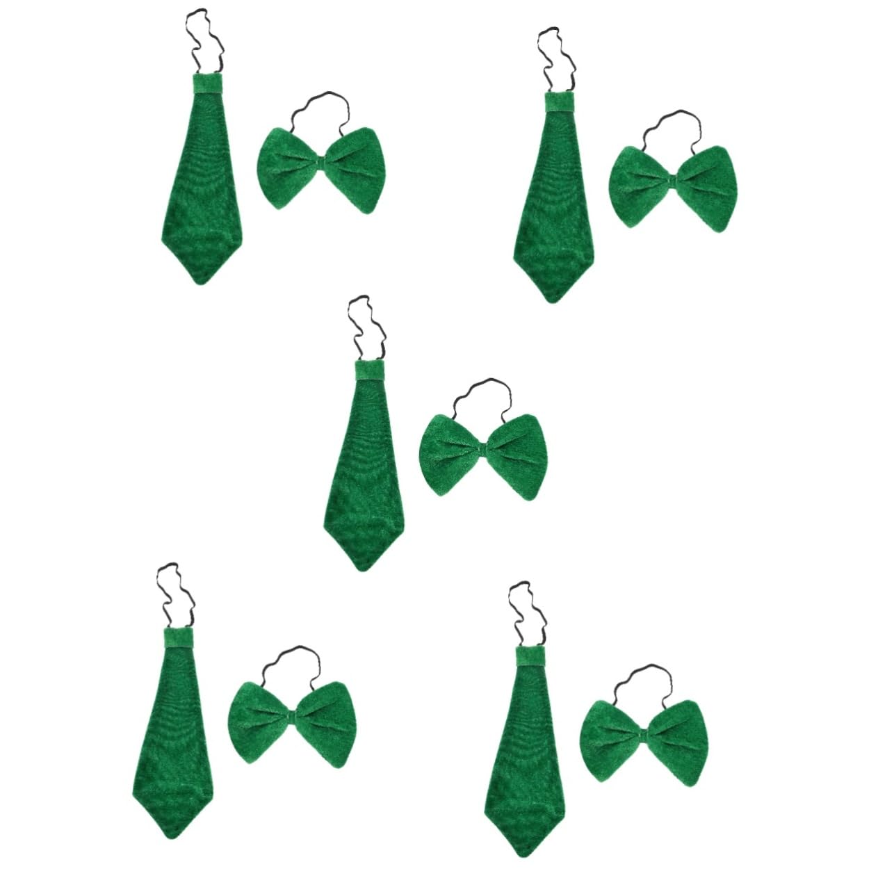 BESPORTBLE Corbata Verde Pajaritas Verdes Para Hombre Calle. Corbata De Lazo Del Día De Patricks Trébol Atar Para Los Hombres Tienes De Proba Para Menos Corbatas Tela Green