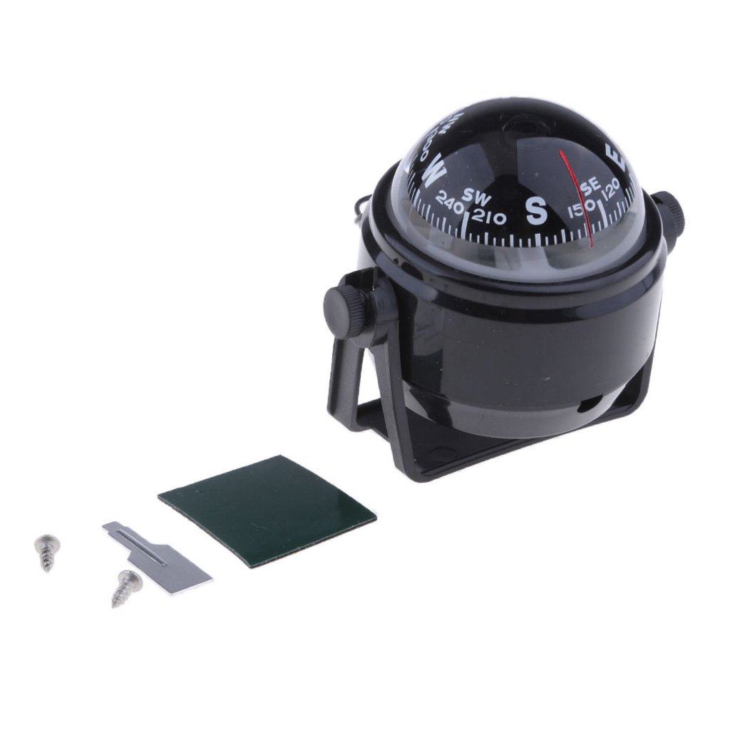 Brújula de navegación electrónica para interior de coche, camión, barco, 12 V, luminosa