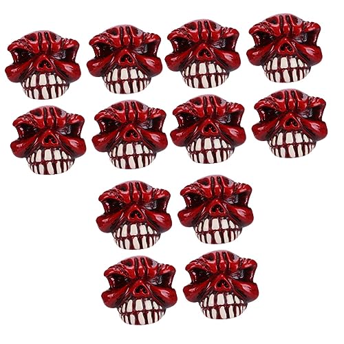 Bouchon de valve crâne rouge pour customiser votre vélo et rouler stylé sous la pluie
