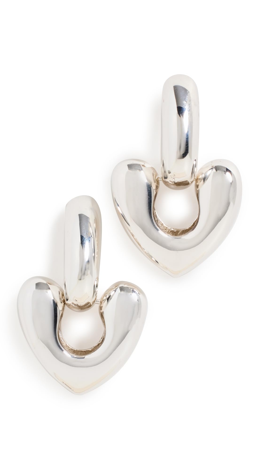 Annika Inez Women's Large Heart Drop Earring