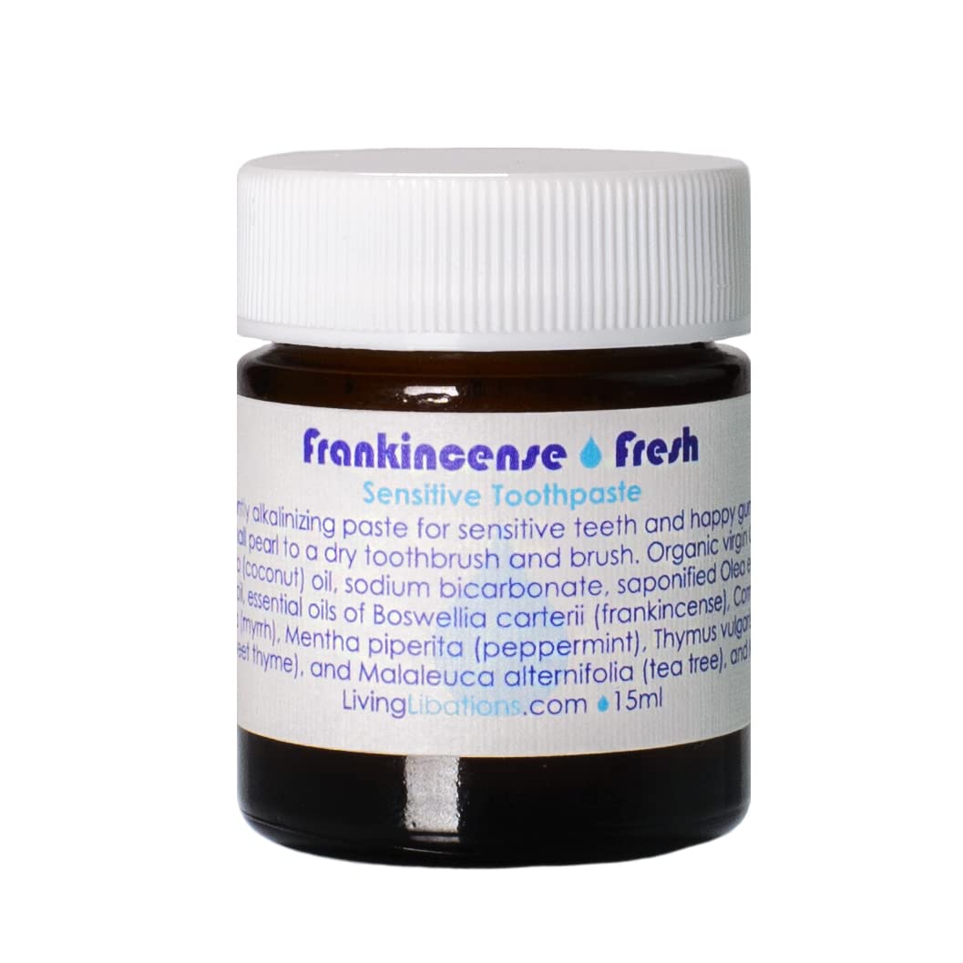 Living Libations - Organic/Wildcrafted Frankincense Fresh Truth Toothpaste  (15 ml)