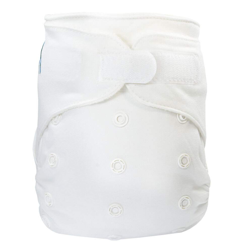 Blümchen OneSize Kuschel Höschenwindel 5 Stück BioBaumwolle (3-15kg) Klettverschluss