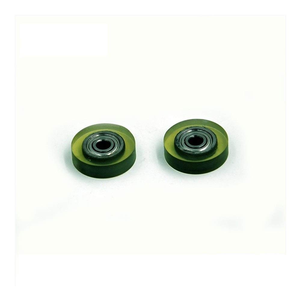 XRKJKQIDG PU 623 Polyurethane Covered Bearing Shaft 3mm PU62315-4 Urethane Cover PU623 3x15x4mm Bearings