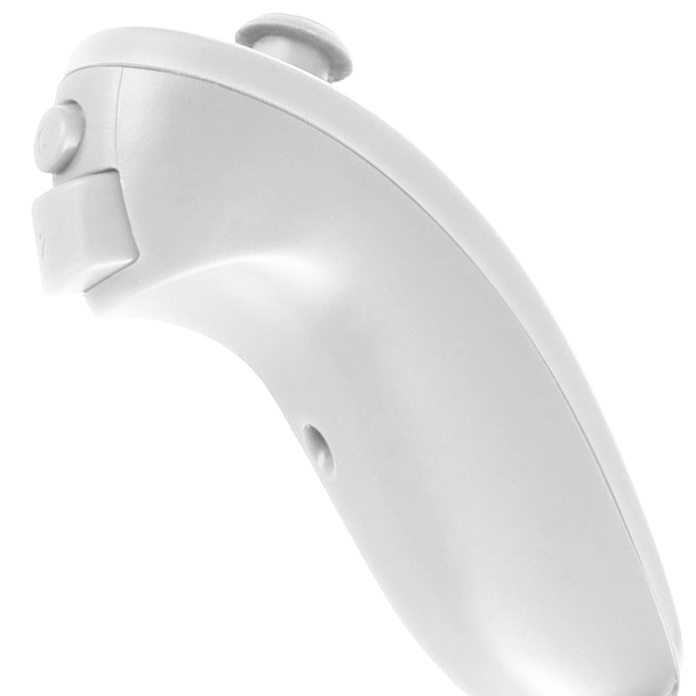 AFUNTA Nunchuck Contrôleurs pour Nintendo Wii U, Lot de 2 Manettes Remplacement pour WII U Jeu Vidéo - Noir, Blanc [video game] [video game]
