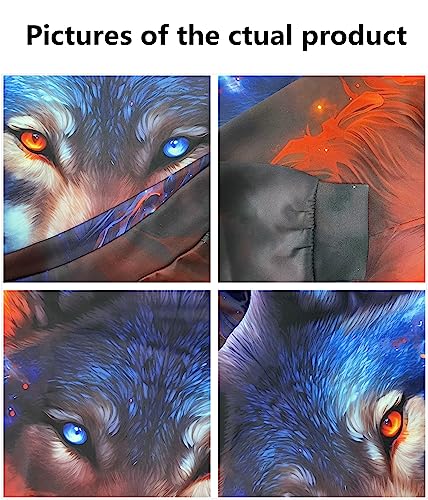 GLUDEAR Teen Boys Girls Novelty Animal Galaxy Hoodies Sweatshirts Pullover3