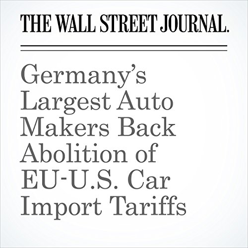 Amazon.co.jp Germany’s Largest Auto Makers Back Abolition of EUU.S