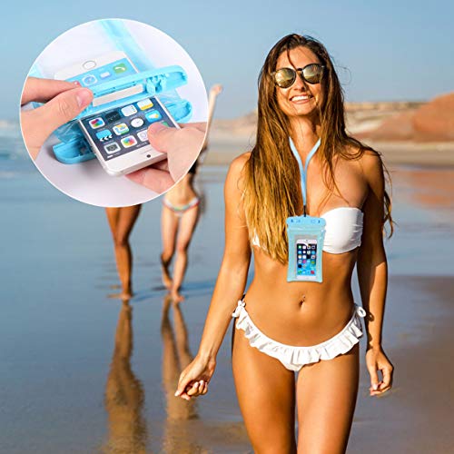 KESYOO 4 peças Bolsa de telefone à prova d 'água bolsa de telefone subaquática com cordão suporte d