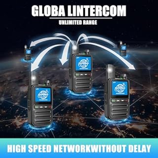 KAYOTOM Lifetime Free Unlimited Range Rapid Global Walkie Talkies PTT Push-to-Talk Over Cellular Nationwide 5000+ Miles POC 4G LTE Handheld Long Range Two Way Radio for Team Management (5Pack and SIM)