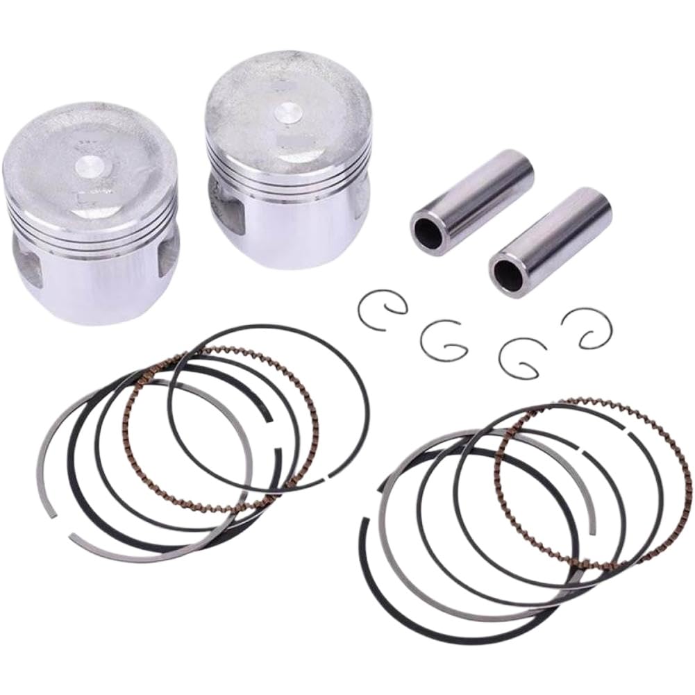 Kit Pistoni E Spinotti Per Motore Moto 53mm Compatibile Con Honda CA250 CM250 CB250 CMX250 DD250 CBT250