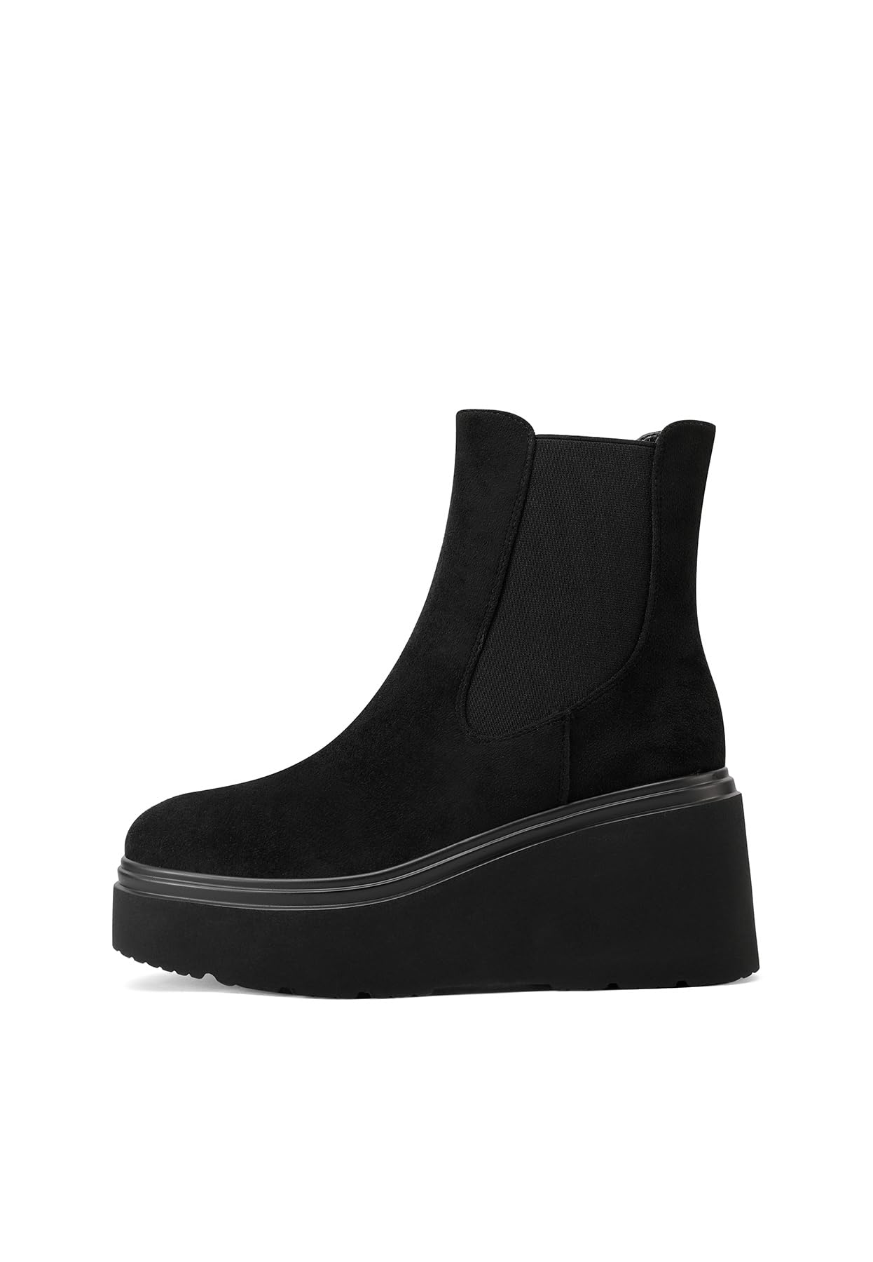 QUEEN HELENA Stivali Chelsea Platform Stivaletti con Zeppa Donna X31-129