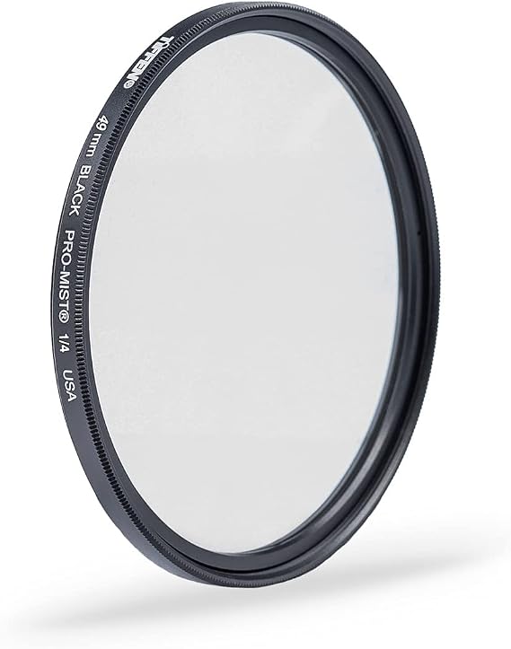 Tiffen 49BPM14 49mm Black Pro-Mist 1/4 Filter & 49mm UV Protection Filter