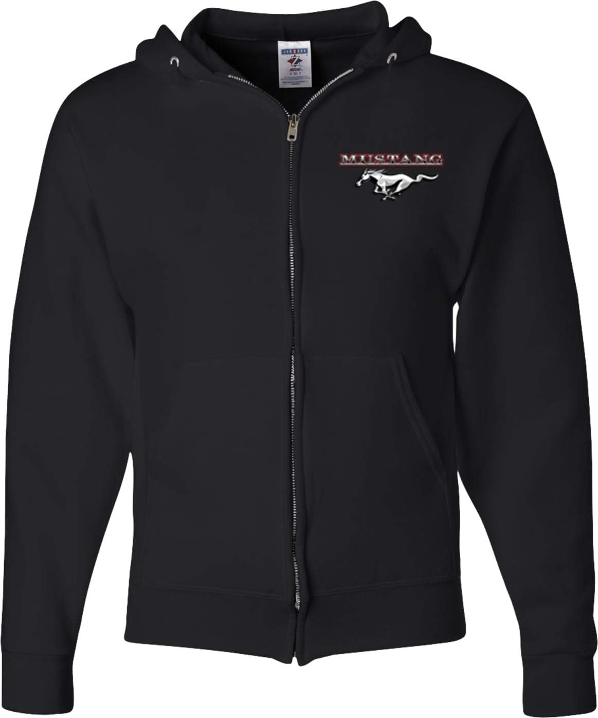 Buy Cool Shirts Ford Mustangs Untamed (Front & Back) Full Zip Hoodie