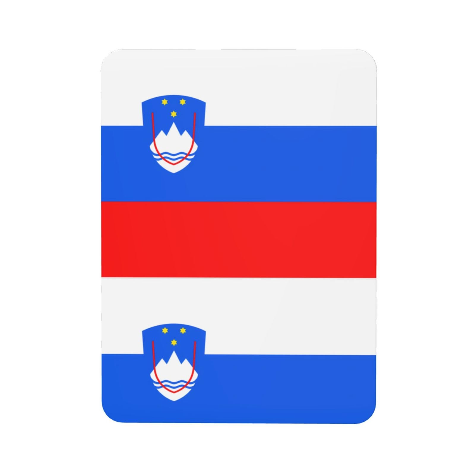 Flag of Slovenia Soft Magnetic Refrigerator Magnets with Creative Printing, Decorative Magnetic Stickers