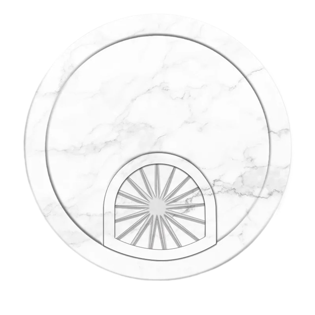 Gommino Per Cavi Da Scrivania Pratico copriforo for scrivania PC, passacavo for cavi, da ufficio, porta di uscita, scatola di linea di superficie for mobili for la casa, ferramenta Passacavi Scrivania
