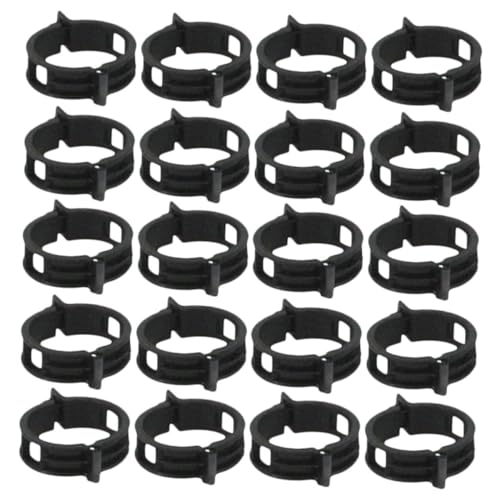 LIFKOME 100個 入り植物固定クリップ トマト誘引用耐久クランプ 園芸用蔓固定器具 蔓植物支柱留め ガーデニング用サポートアクセサリー